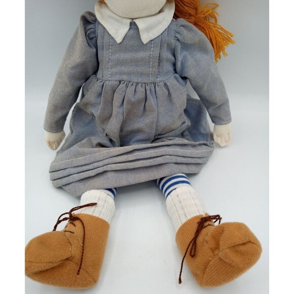 Hallmark Becky Kelly Vintage Rag Doll Hat Sunflower Dress Yarn Hair 16 Inches - Picture 4 of 16